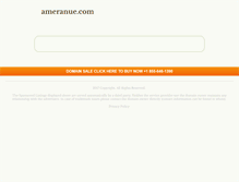Tablet Screenshot of ameranue.com